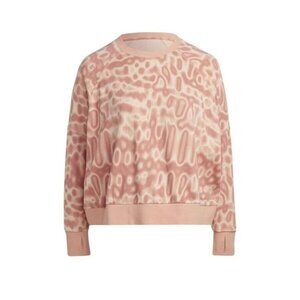Adidas Womens 11H Crew $120 Sweatshirt Halo Blush Size 1X Long Sleeve Shirt